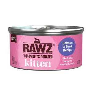 18/2.8oz Rawz Kitten Salmon & Tuna - Dog/Cat Supplements